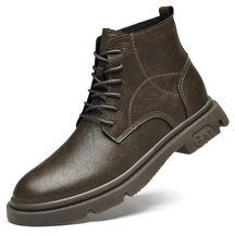 Bota - Você Mais Alto 7cm - Couro - Marrom - Masculino - BT 005