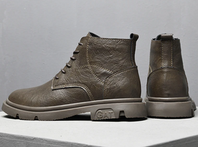 Bota - Você Mais Alto 7cm - Couro - Marrom - Masculino - BT 005